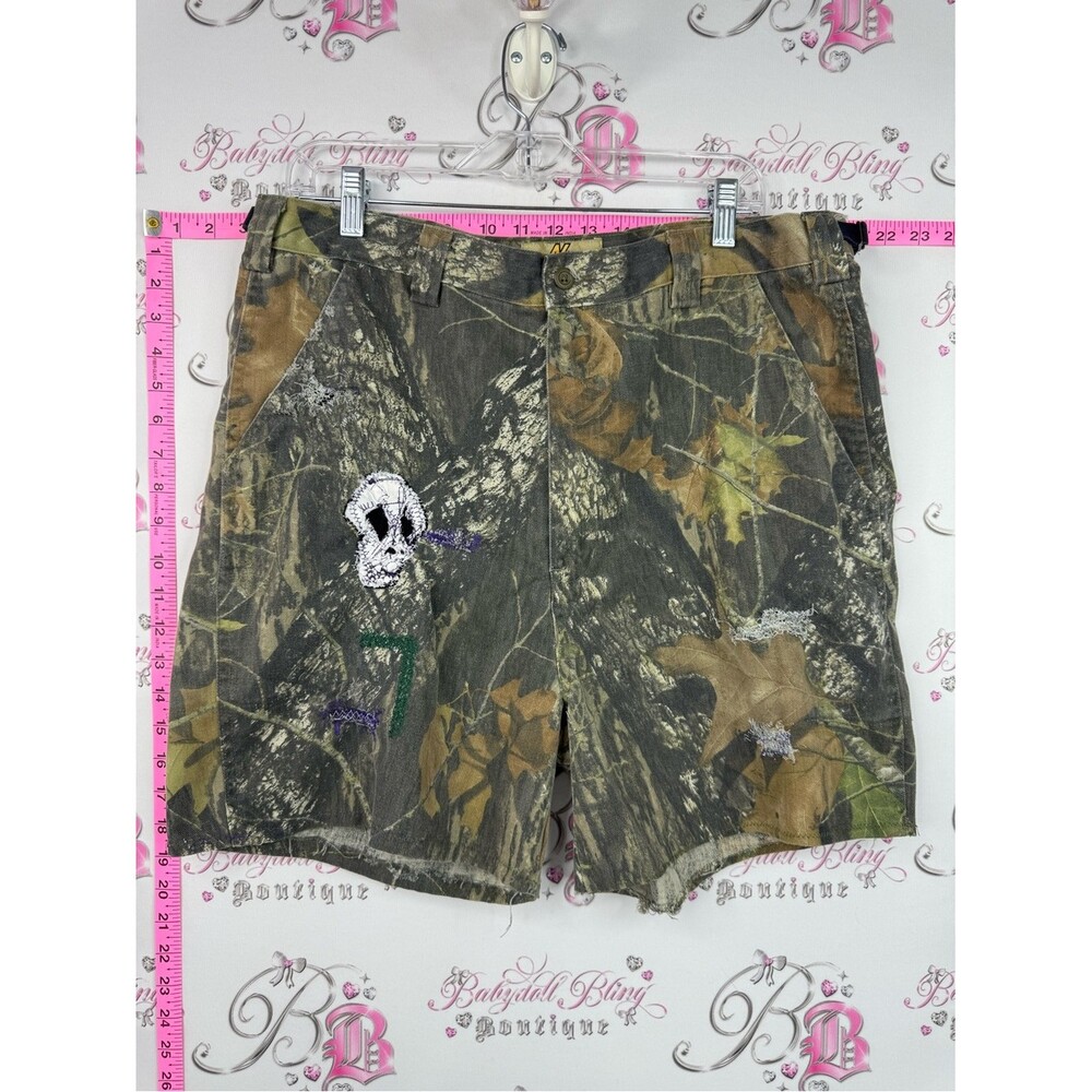 No trace shorts camo patches Men's Camouflage Cargo Shorts - Brown/Green